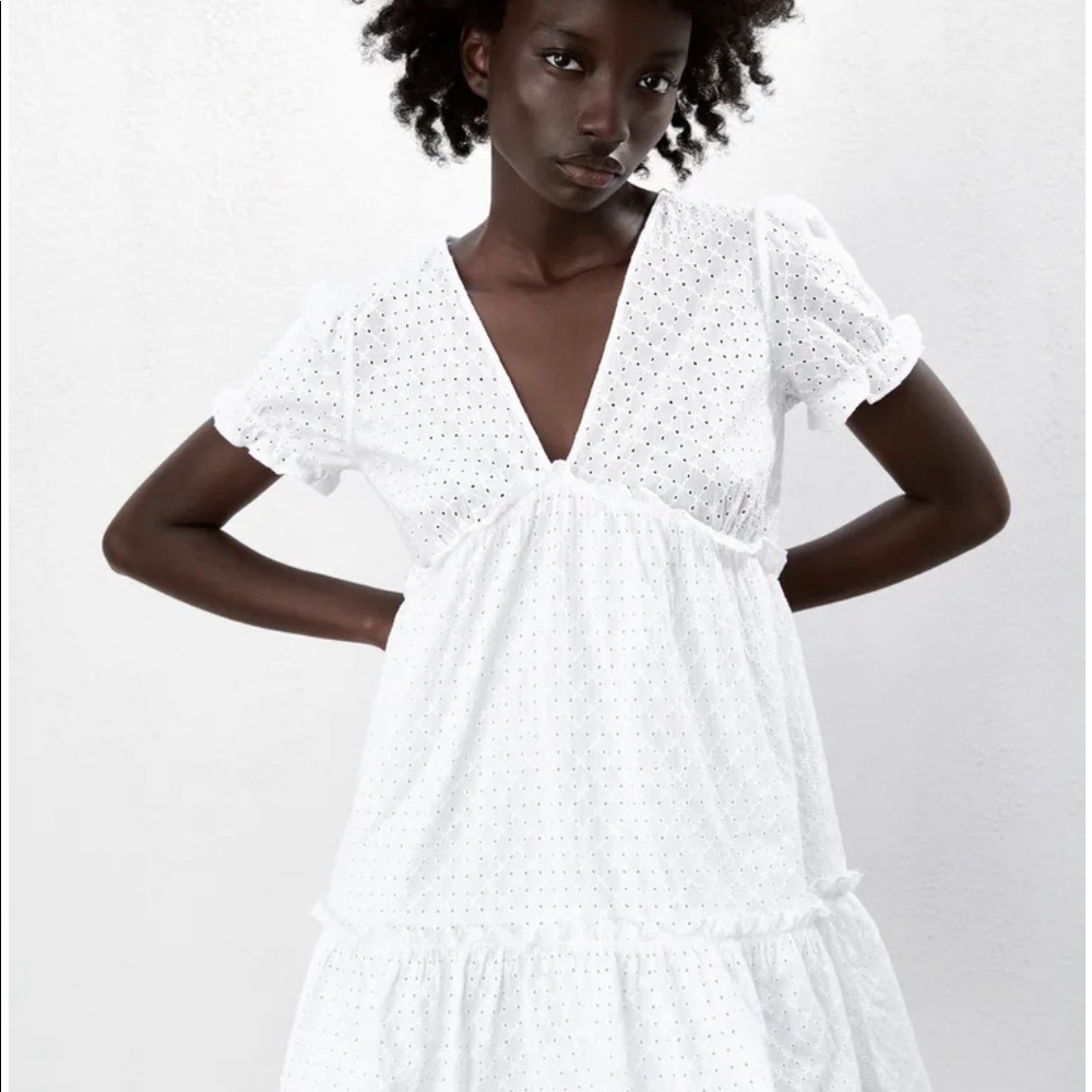 White Zara Sundress NEVER WORN